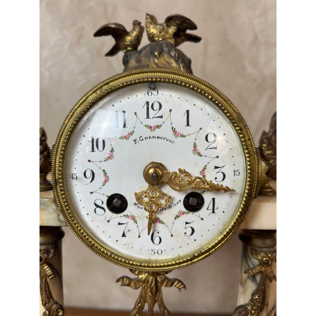 Louis XVI Style Clock, 1890s For Sale - Image 10 of 18