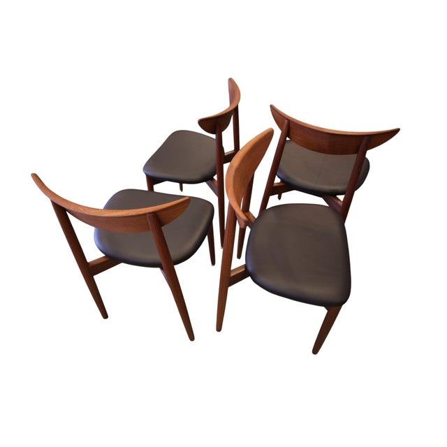 1970s Chair in Teak by Harry Østergaard for Randers Møbelfabrik, 1960s, Set of 4 For Sale - Image 5 of 13