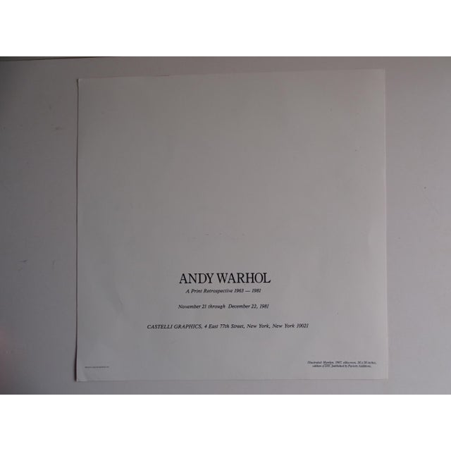 Andy Warhol, Marilyn, 1981, Offset lithograph For Sale - Image 10 of 13