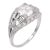 1930s Art Deco Gia 1.51 Carat Old Mine Cut Diamond Platinum Engagement Ring, Size 8 For Sale