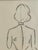 Berthe Duquaine, Sketches, 1951, Pencil on Paper, Framed For Sale - Image 9 of 18