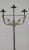 Metal Pair of 1920s Antique Wrought Iron Torchiere Candelabras Floor Candle Stands For Sale - Image 7 of 12