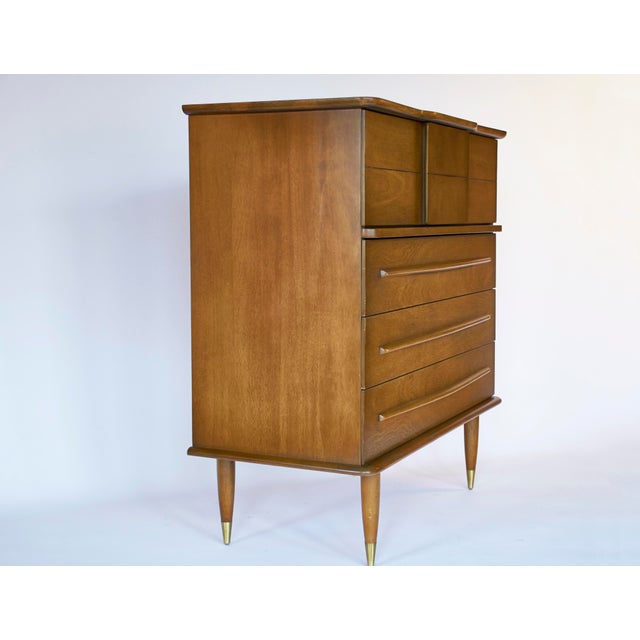 1950s Mid-Century Modern United Furniture Corporation 4-Drawer Chest of  Drawers