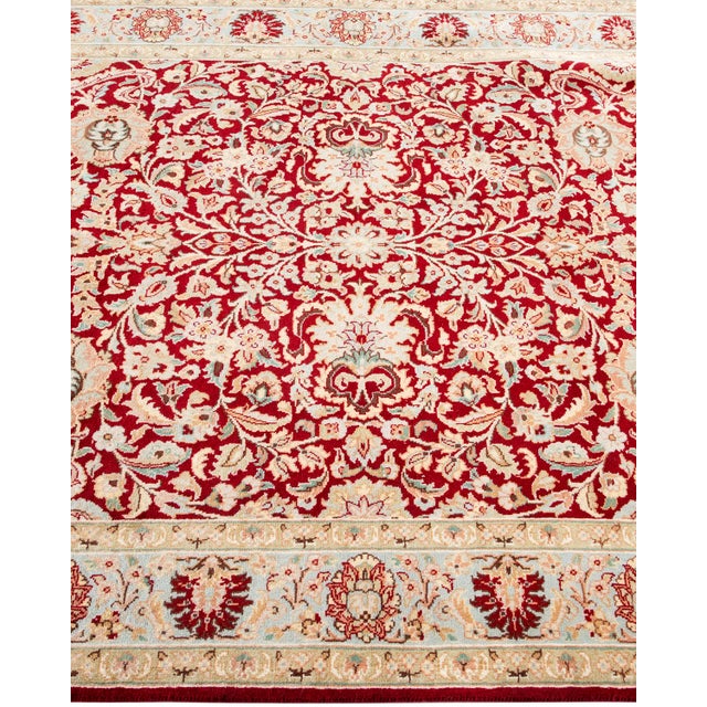 Solo Rugs Mogul, One-of-a-Kind Hand-Knotted Area Rug - Red, 4' 2" x 6' 3" For Sale - Image 4 of 8