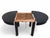 1920s Art Deco Extendable Table in Bog Oak from Ruscheweyh, Germany, 1920s For Sale - Image 5 of 8