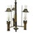 1960s Vintage Arts and Crafts Mission Style Chandelier For Sale - Image 5 of 11