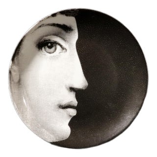 Fornasetti Porcelain Themes & Variation Plate, Number 114 For Sale