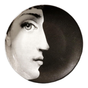 Fornasetti Porcelain Themes & Variation Plate, Number 114