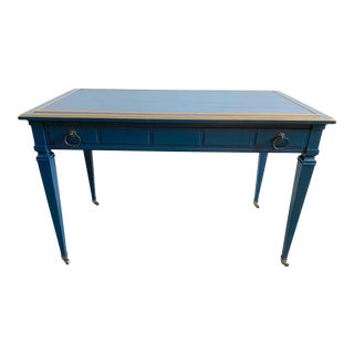 Vintage Directoire Navy Desk For Sale