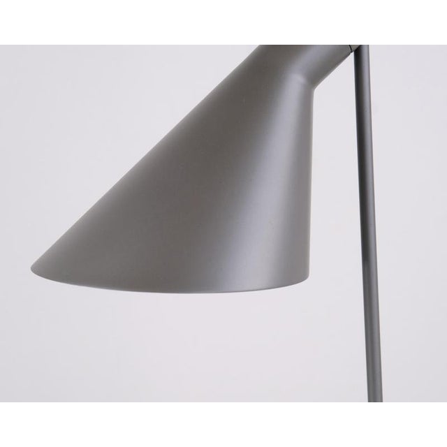Gray Aj Table Lamp in Grey by Arne Jacobsen for Louis Poulsen, 1957 For Sale - Image 8 of 13