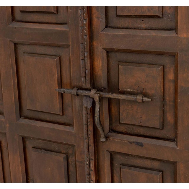 Spanish Colonial Oak Two-Door Cabinet, 18th Century For Sale In New York - Image 6 of 8