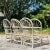 Late 20th Century Vintage Coastal High Back Rattan Dining Chairs - Set of 6 For Sale - Image 5 of 6