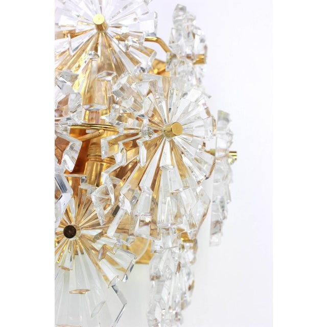 1970s German Crystal Sconces by Kinkeldey, 1970s, Set of 2 For Sale - Image 5 of 7