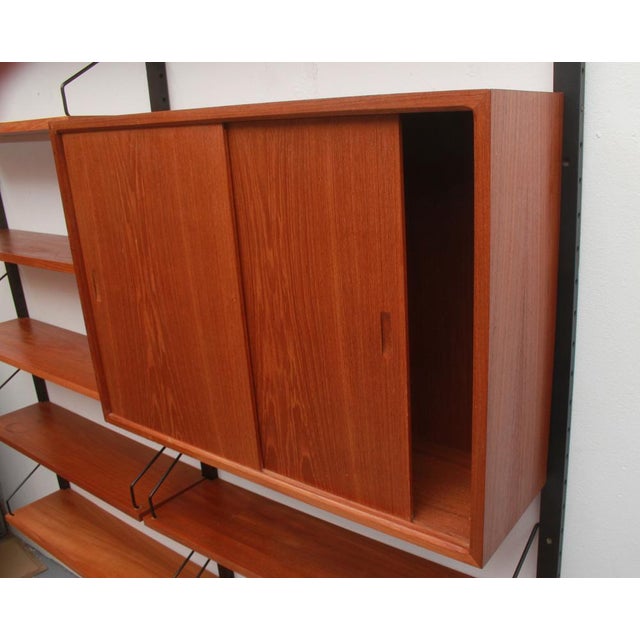 Poul Cadovius Vintage Wall Unit in Teak by Poul Cadovius, 1965 For Sale - Image 4 of 14