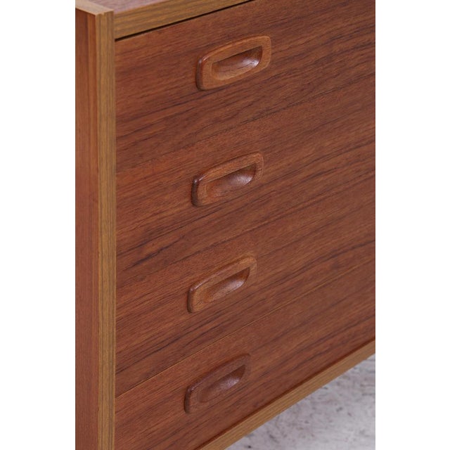 Vintage Scandinavian Chest of Drawers in Teak, 1960s For Sale - Image 10 of 14