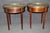 1930s Pair Signed Maison Jansen Brass Trimmed Marble Top Gueridons Bouillotte Tables For Sale - Image 5 of 11