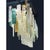 Monumental Rectangular Strip Listelli Murano Glass Chandelier by Simoeng For Sale - Image 11 of 16