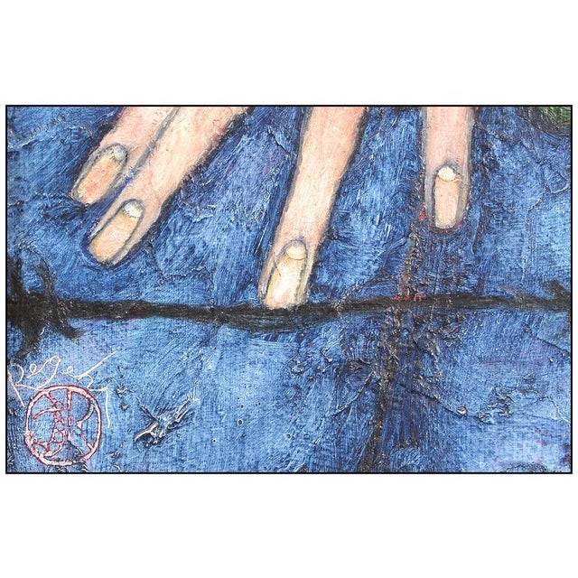 Illustration 1990s Cartoon Liberty Oil Painting, Duncan Regehr For Sale - Image 3 of 5