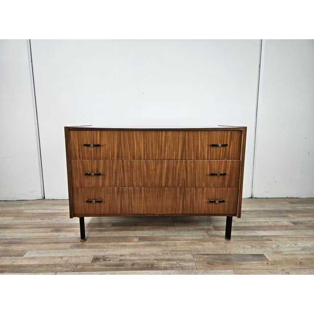 Vintage Three-Drawer Teak Chest of Drawers, 1960 For Sale - Image 16 of 16