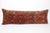 Art Deco Rustic Vintage Handknotted Lumbar Rug Pillow Cushion Cover -16'' X 47'' For Sale - Image 3 of 8