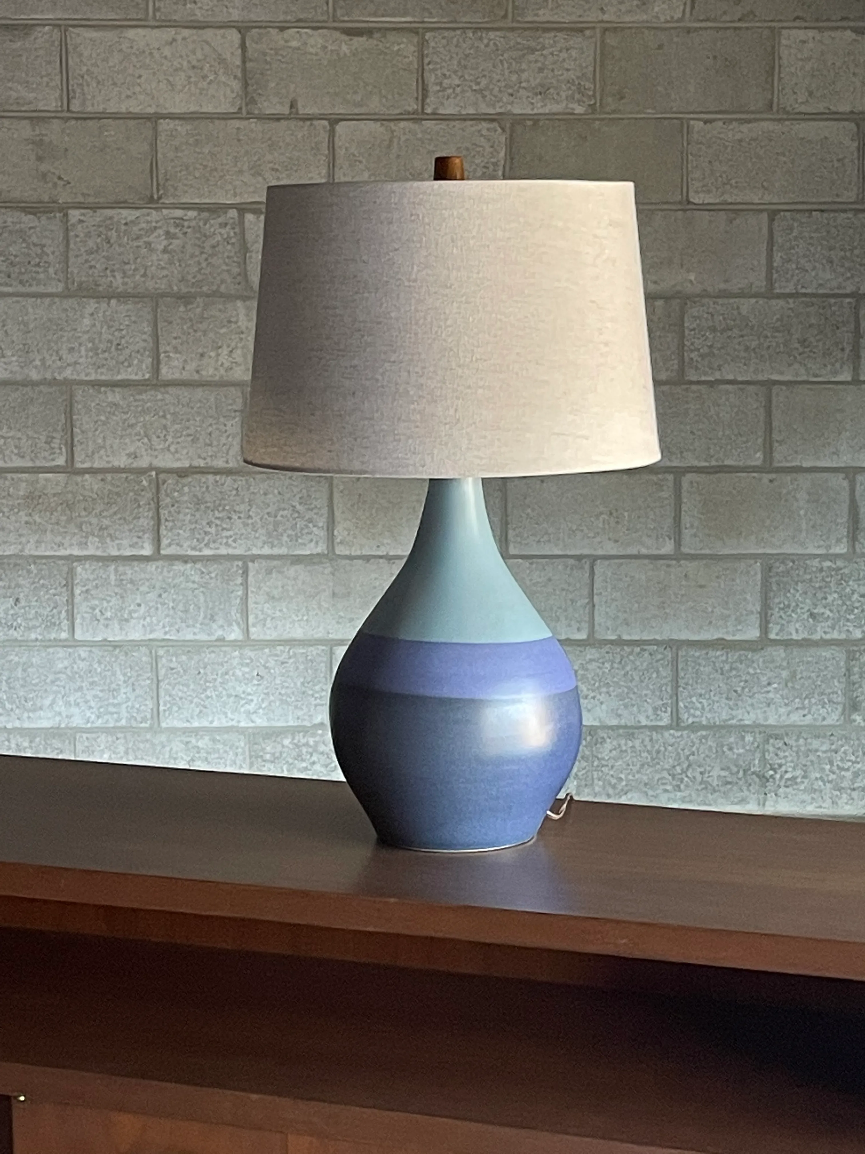 1970s Jane and Gordon Martz Ceramic Table Lamp | Chairish
