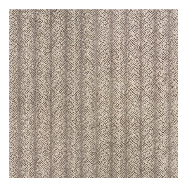 Sample - Schumacher Nakuru Linen Velvet Fabric in Thistle For Sale