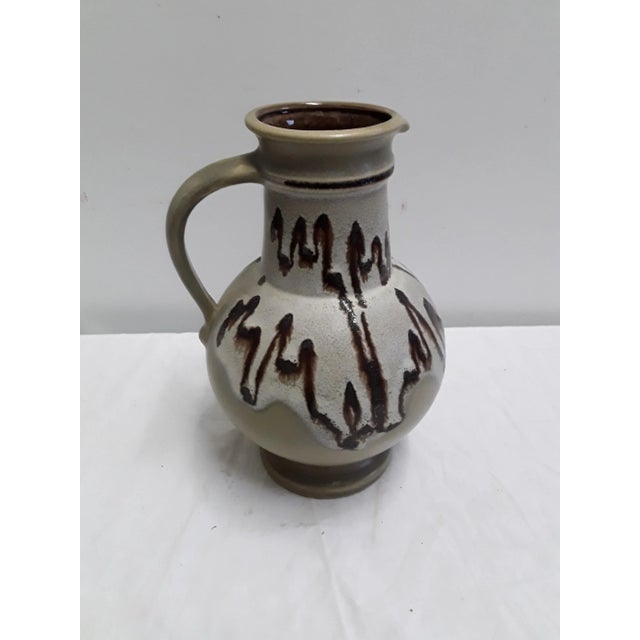 German Ceramic Model 1809/25 Pitcher from Scheurich, 1970s For Sale - Image 4 of 5