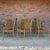Mastercraft 1970s Brass and Glass Racetrack Dining Set For Sale - Image 9 of 12