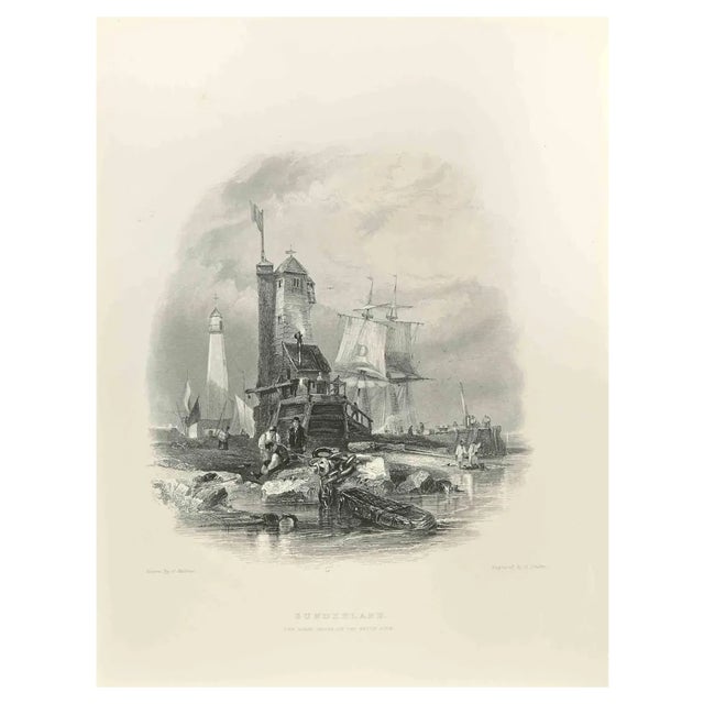 Edward Francis Finden, Sunderland, Etching, 1845 For Sale