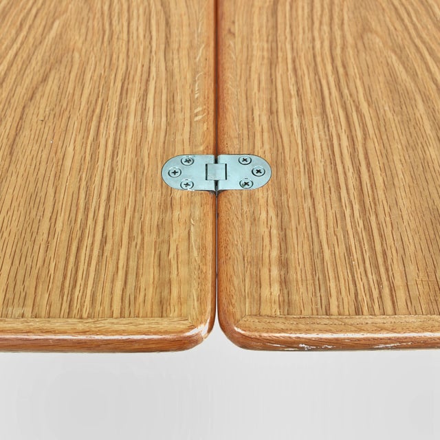 Nibay Extendable Table in Oak by Tobia and Afra Scarpa for Gavina, 1960s For Sale - Image 10 of 18