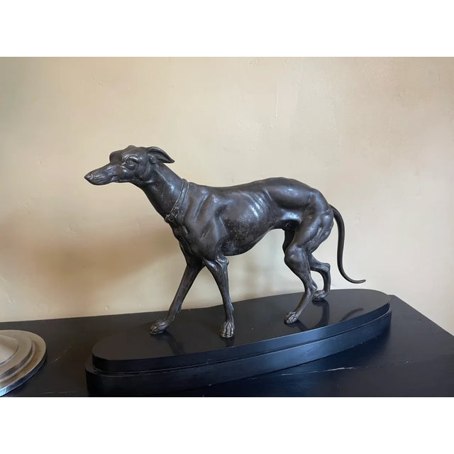 Art Deco Greyhound Statue, 1920s For Sale - Image 15 of 17