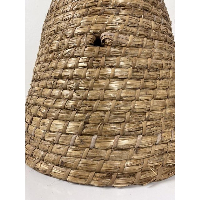 19th Century French Straw Domed Bee Hive For Sale - Image 4 of 15