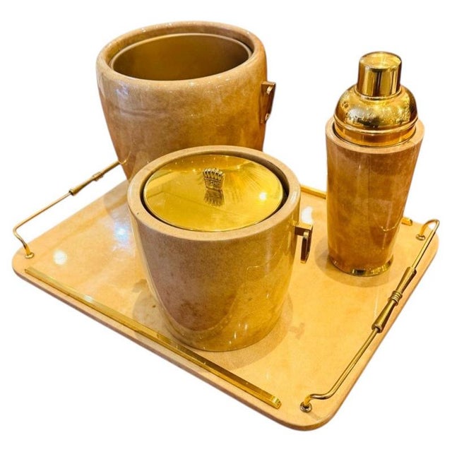 Barware from Aldo Tura, 1960s, Set of 4 For Sale - Image 16 of 16