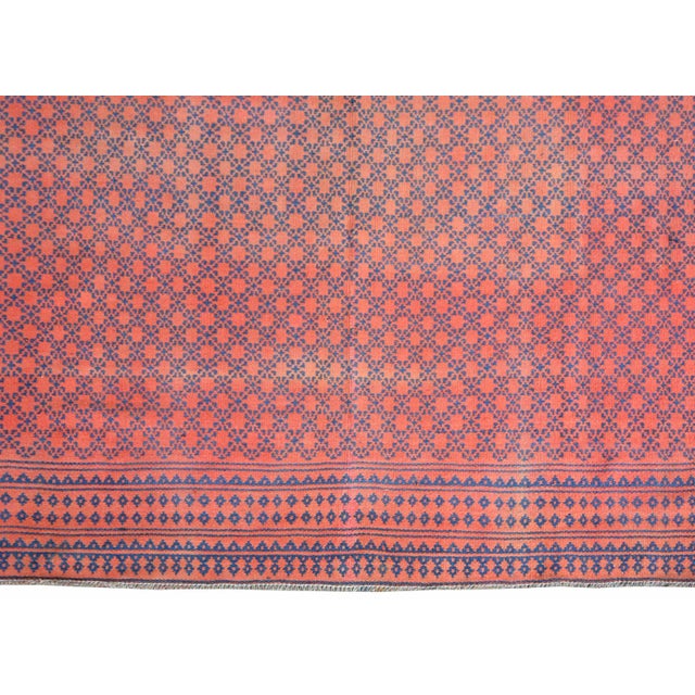 Mid 20th Century Vintage Reversible Saveh Kilim Rug For Sale - Image 10 of 12