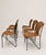 Mid-Century Wicker and Iron Dining Chairs attributed to Frederic Weinberg, 1950s, Set of 6 For Sale - Image 3 of 16