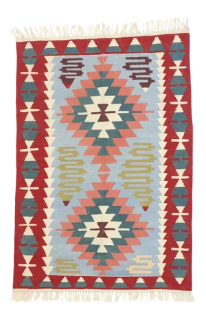 Vintage Persian Shiraz Kilim Rug, 04'00 X 05'10