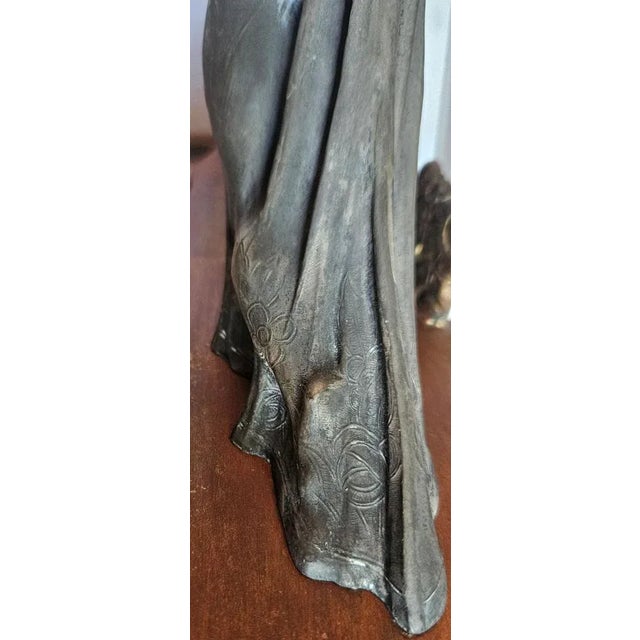 French Art Deco Balloon Dancer Lamp, 1930s For Sale - Image 10 of 18