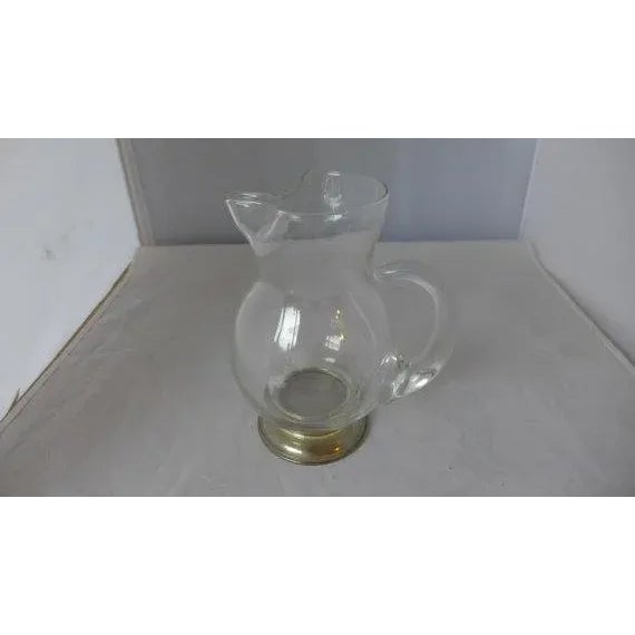 Vintage Sterling and Clear Glass Pitcher For Sale In New York - Image 6 of 6