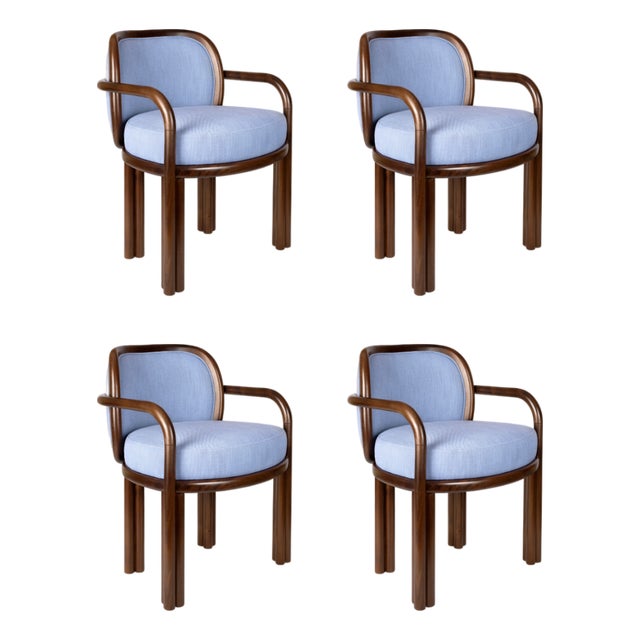 James Dining Chairs by Wood Tailors Club, Set of 4 For Sale