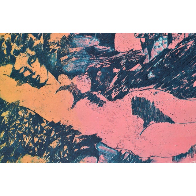 Malda Muizule, Year of the Peaceful Sun, 1971, Etching For Sale - Image 6 of 8