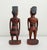 Wood Pair of Mid 20th Century Carved Wood Figures, Kutu Island, Micronesia For Sale - Image 7 of 10