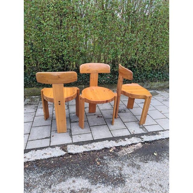 Brutalist Chairs by Antti Nurmesniemi, Finland, 1970s, Set of 3 For Sale - Image 3 of 14