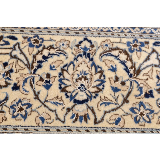 Persian Extremely Fine Antique Persian Nain Rug 8'2'' X 11'6'' For Sale - Image 3 of 9