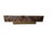 Made Goods Lesandro Coffee Table 40" X 60" Banana Bark With Gold Raffia Base For Sale