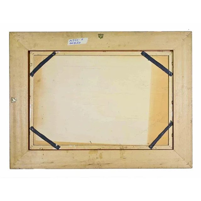 Michelangelo Cupisti, View of Viareggio (The Promenade), Oil Painting, 1990s, Framed For Sale - Image 3 of 4