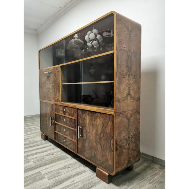 Cupboard attributed to Jindrich Halabala, 1940s For Sale - Image 4 of 18
