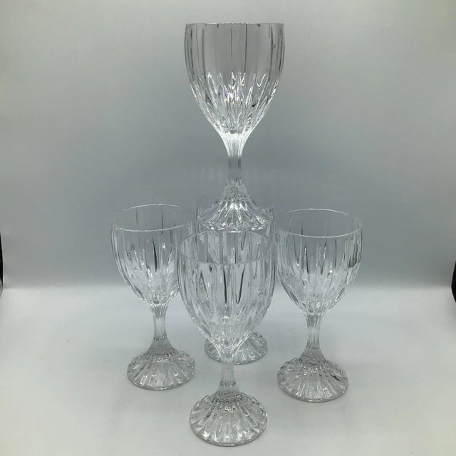 Mikasa Park Lane Water Goblets-Set of 4 For Sale - Image 10 of 12