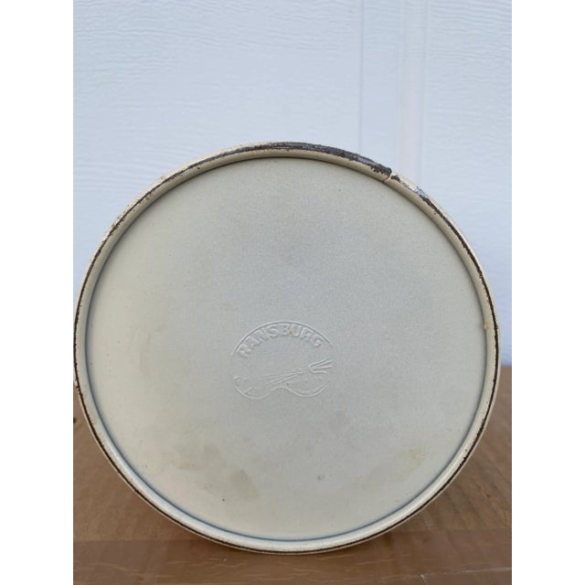 Mid 20th Century Mid 20th Century Ransburg Floral Tin Canister For Sale - Image 5 of 7