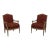 Pair Don Russo French Louis XVI Style Bergere Armchairs For Sale