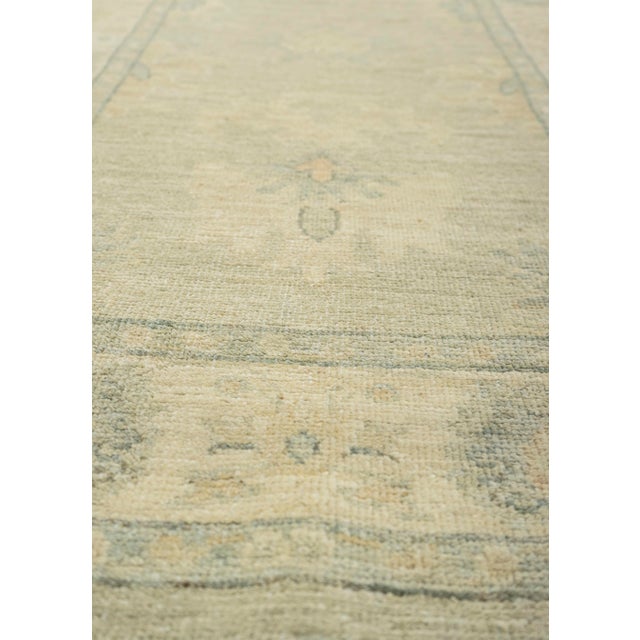 Contemporary Oushak Rug 2'10" x 9' For Sale - Image 3 of 4